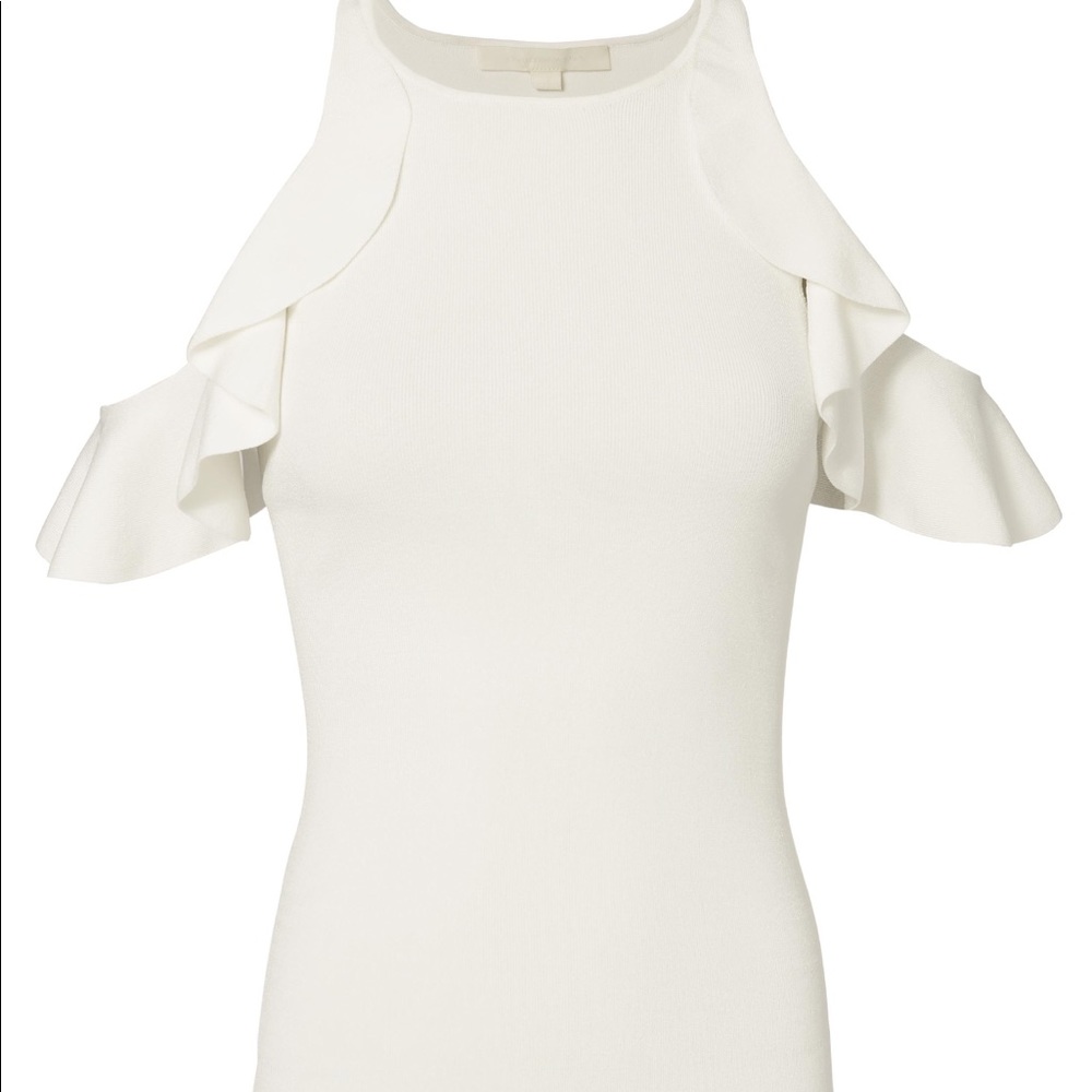 Jonathan Simkhai Hanging Ruffle Racer Tank - Picture 2 of 8